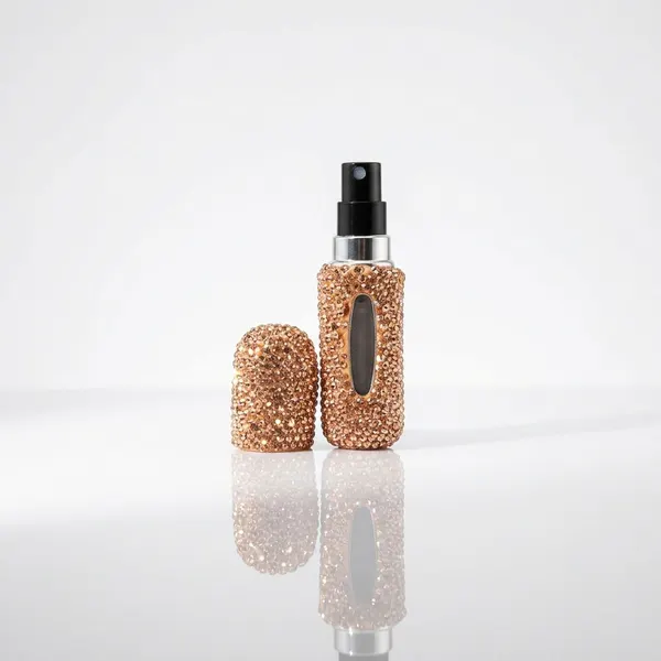 Perfumero Mini Para Viaje de Colores Con Brillos
