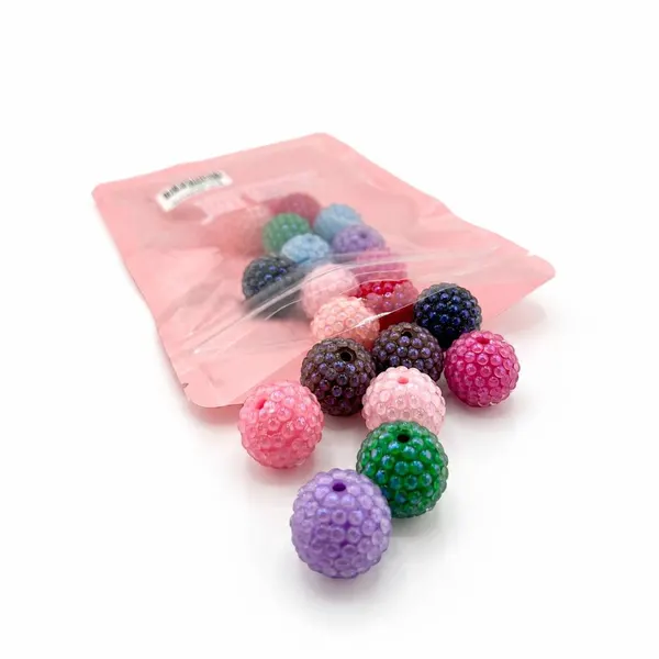 Pack de 20 Cuentas de Resina Mixcolor