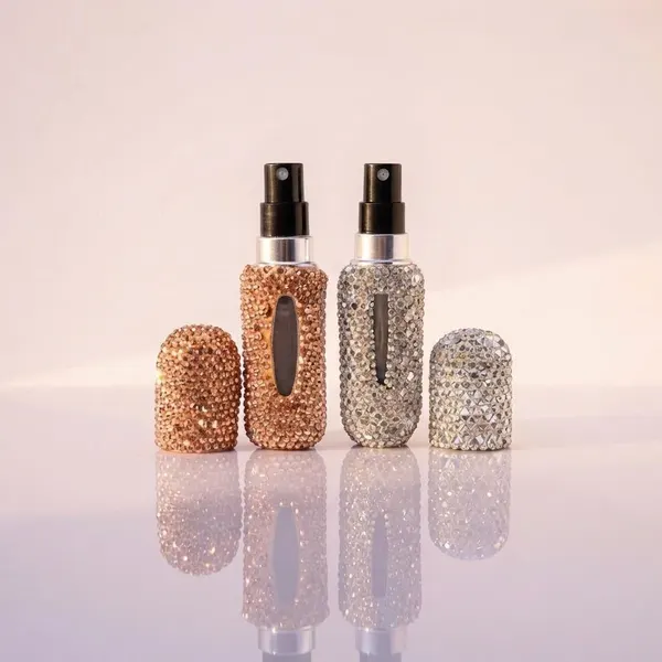 Pack Perfumero Mini Plata + Perfumero mini Peach Para Viaje
