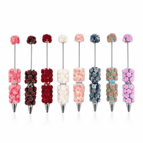Pack 8 Plumas De Rosas