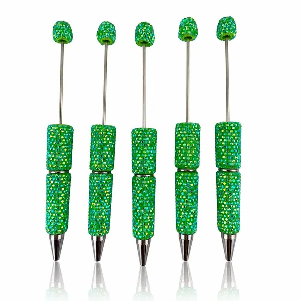 Pack 5 Plumas con Cristal Tornasol