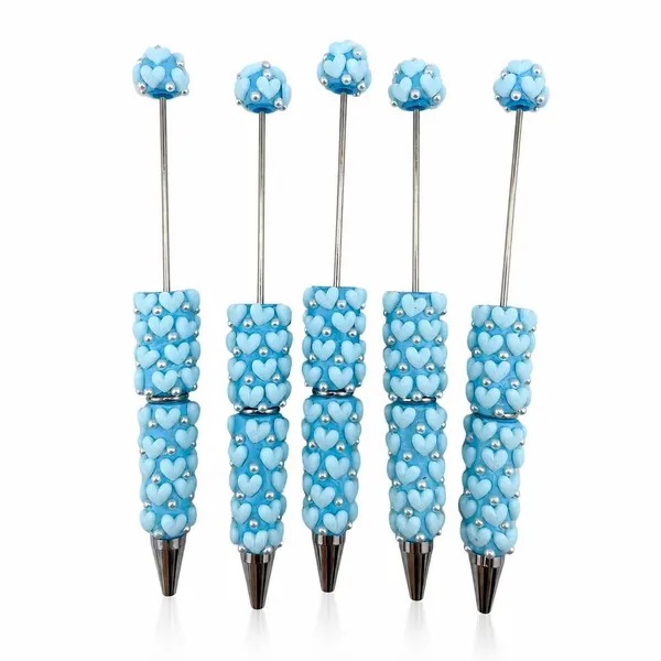 Pack de 5 Plumas con Corazones