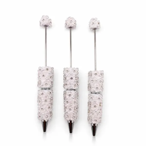 Pack 3 Plumas con Diseño de Flores