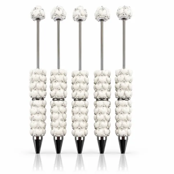 Pack de 5 Plumas con Corazones