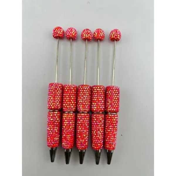 Pack 5 Plumas con Cristal Tornasol