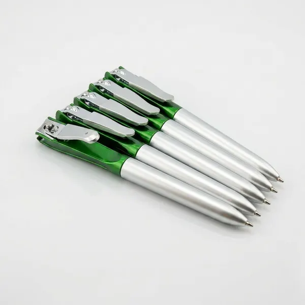 Kit de 5 Plumas con Cortauñas para Oficina Funcional