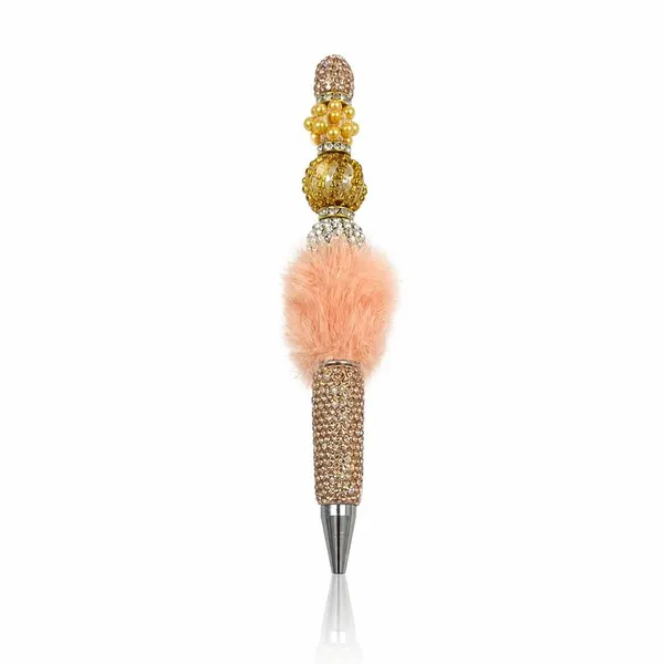 Pluma con Cristal Especial con Cuentas