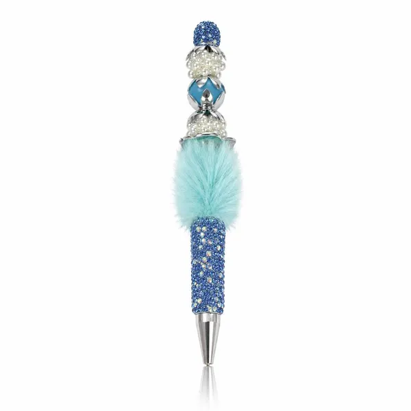 Pluma con Cristal Especial con Cuentas