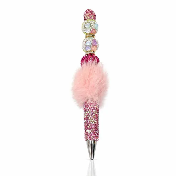 Pluma con Cristal Especial con Cuentas
