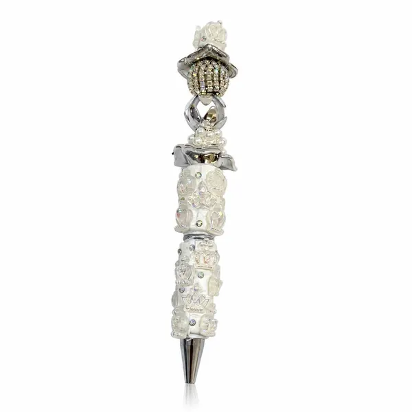 Pluma de Coronas con Cuentas