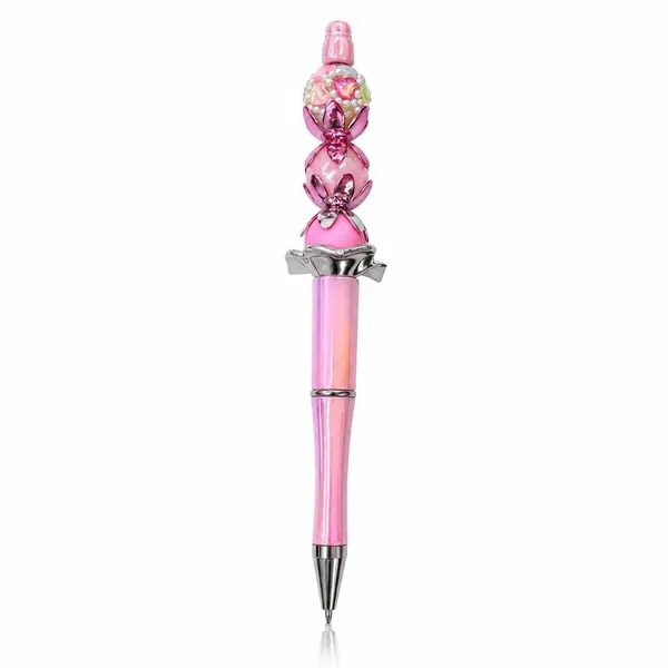 Pluma Tornasol con Cuentas