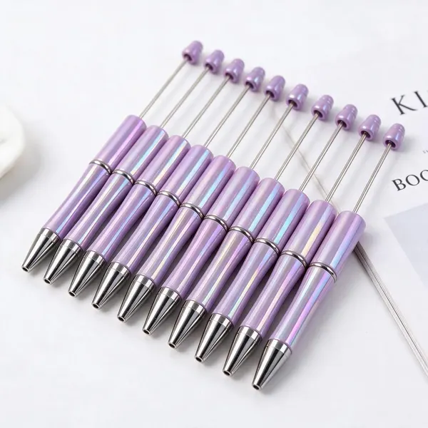 Pack de 10 Plumas Lavanda Tornasol