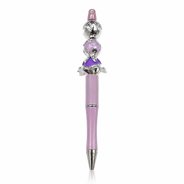 Pluma Tornasol con Cuentas