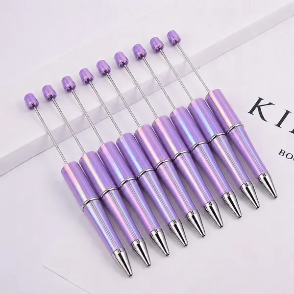 Pack de 10 Plumas Azul Marino Tornasol